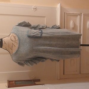 NWT ODDY washed look aqua top Sz 2X 🎁